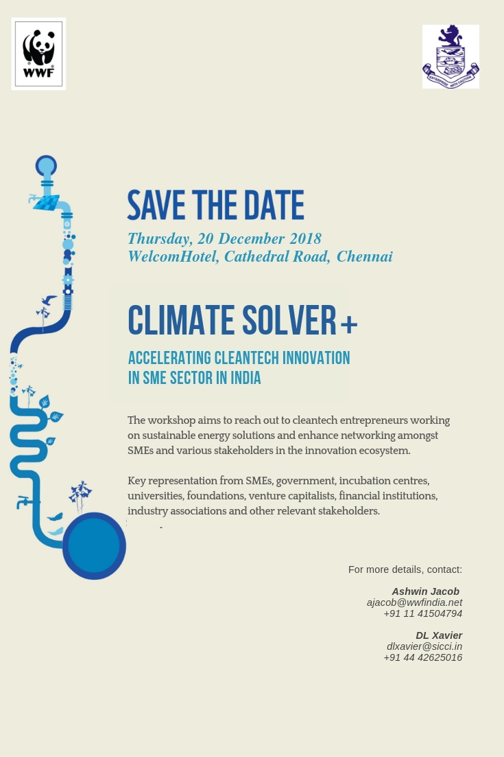 Draft Invite_Climate Solver Regional Workshop_WWF & SICCI_Dec 2018
